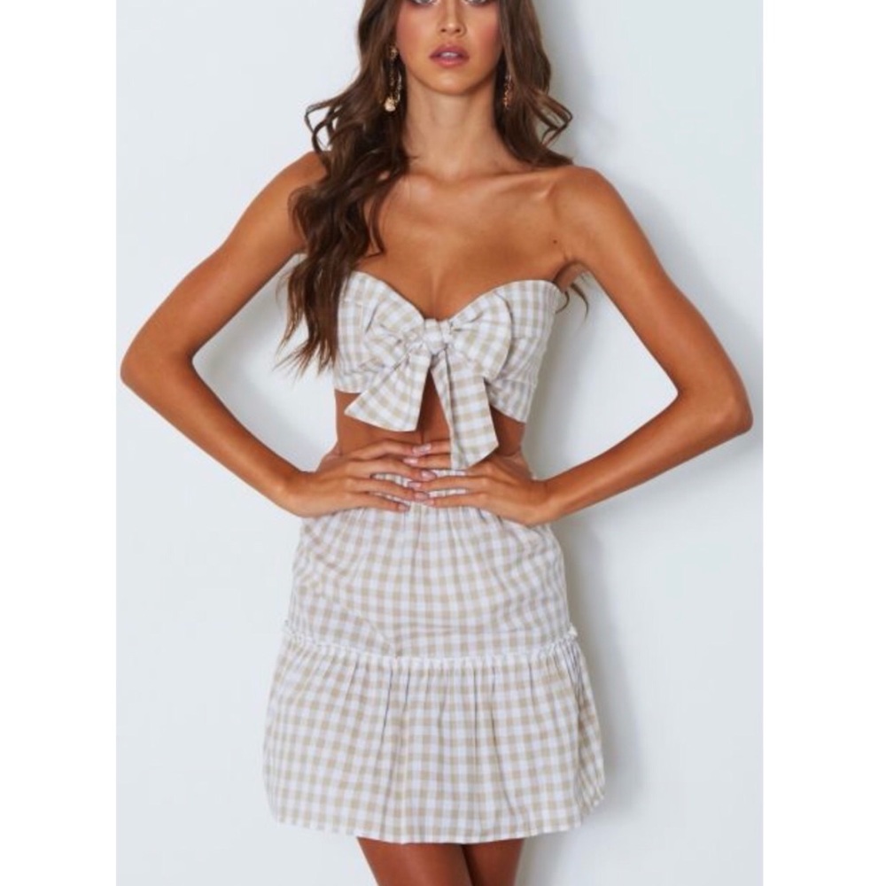 Zimmi Set Beige Check